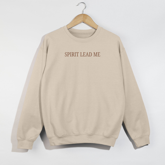 Spirit Lead Me Sweatshirt – Christian Minimalist Crewneck