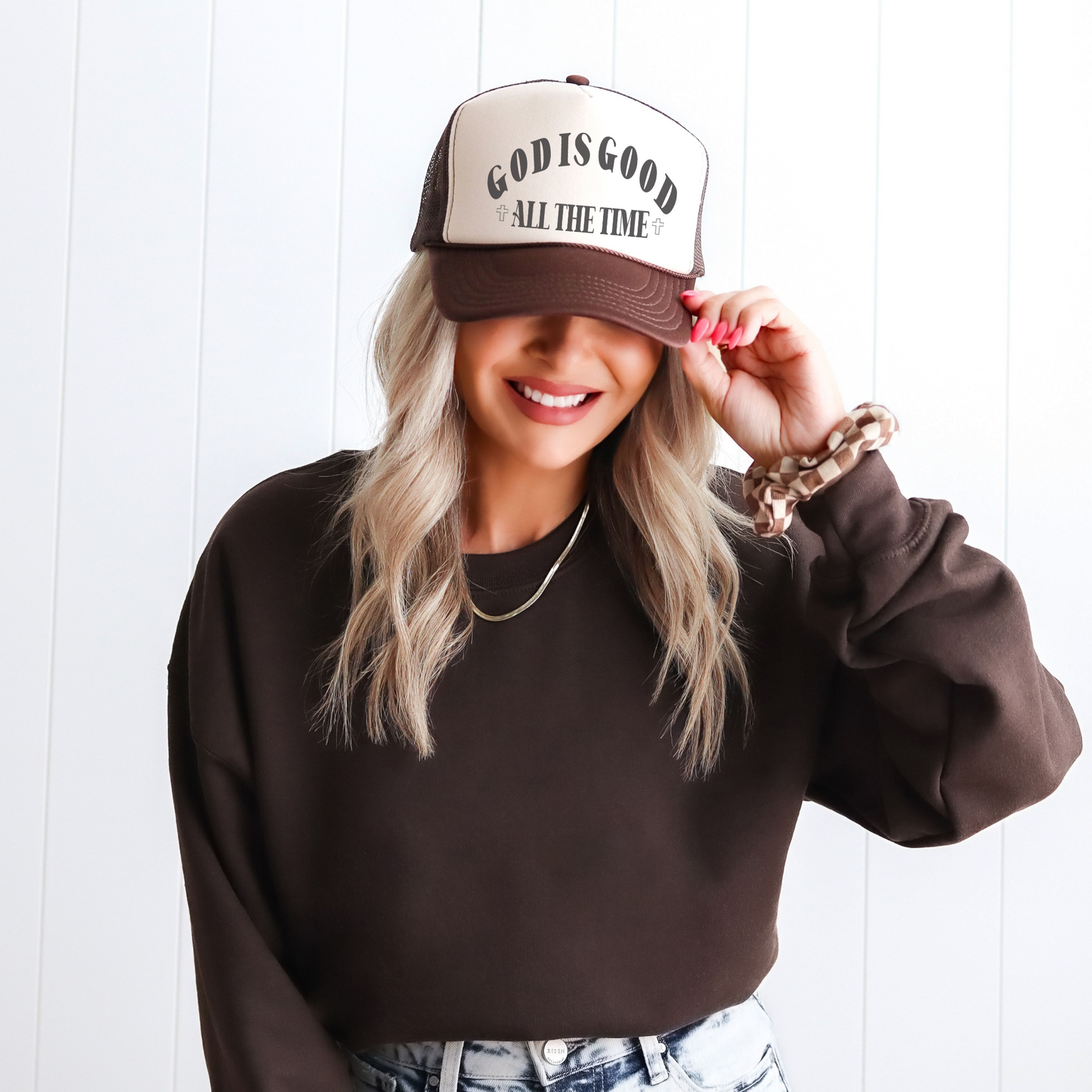 God Is Good Trucker Hat