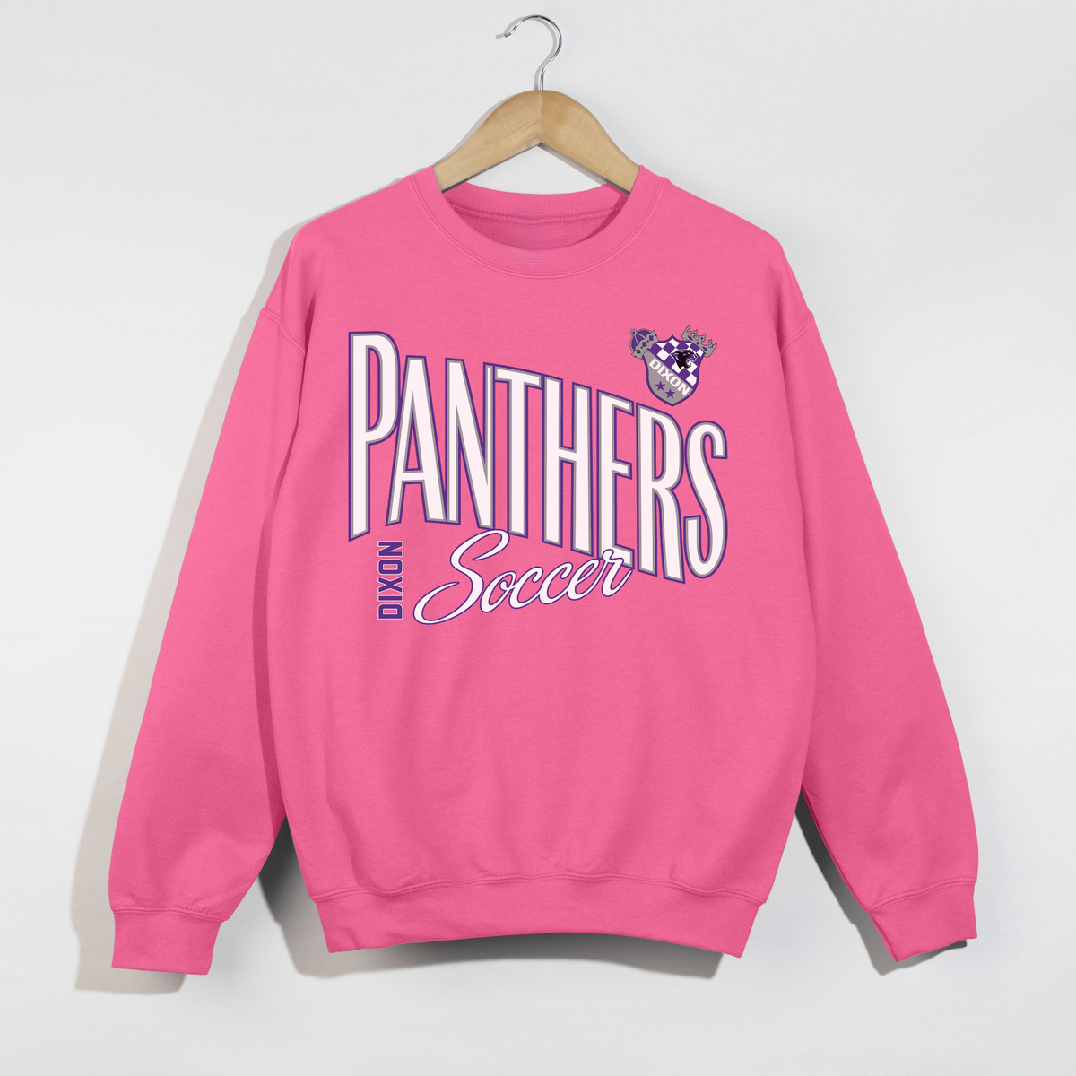 Dixon Panthers Soccer Crewneck Sweatshirt | Panthers Soccer Game Day