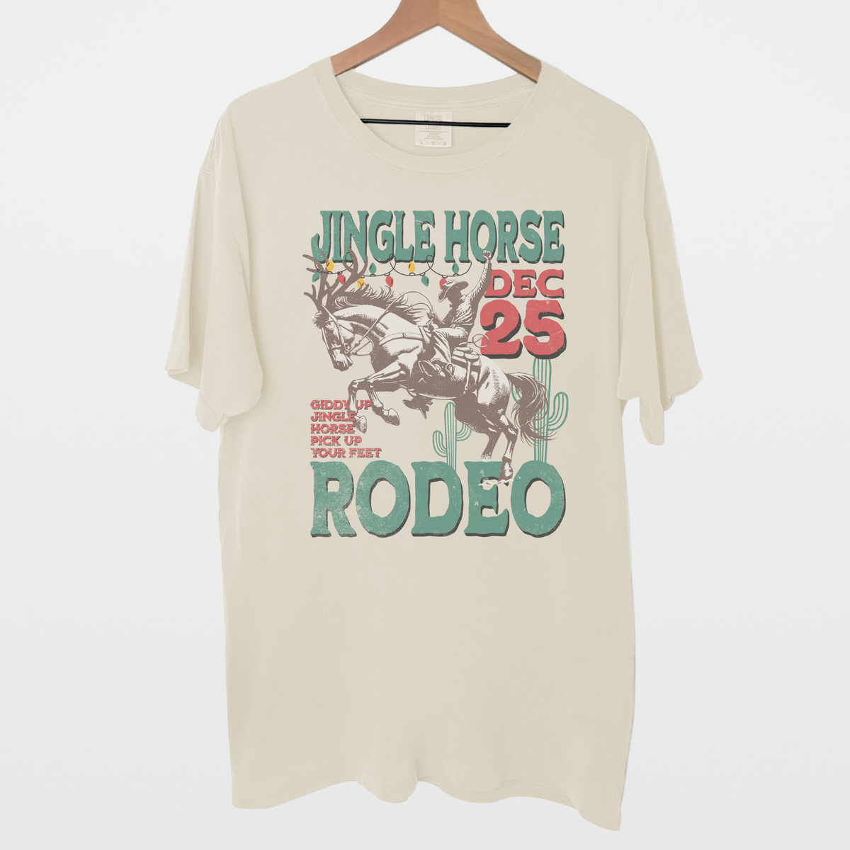 Jingle Horse Rodeo Christmas T Shirt
