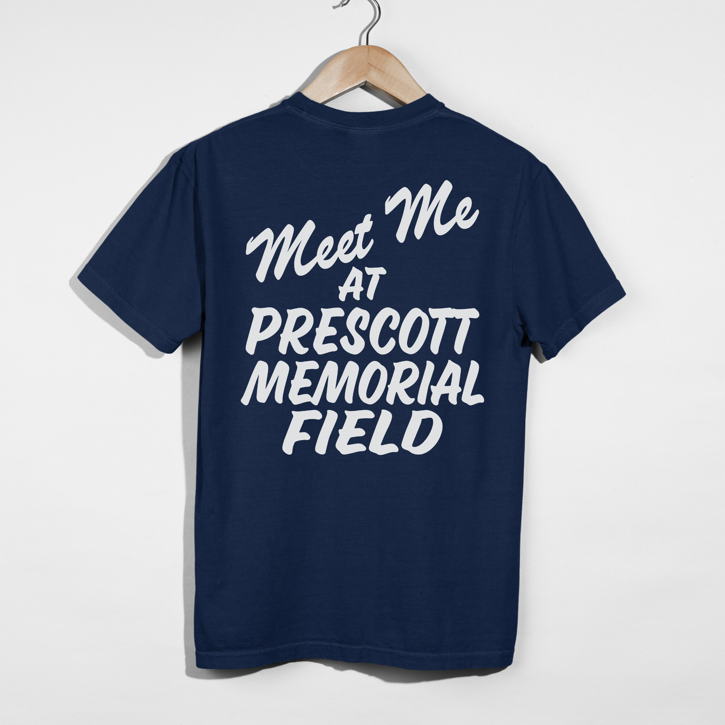 Meet Me at Prescott Memorial Field Navy T-Shirt