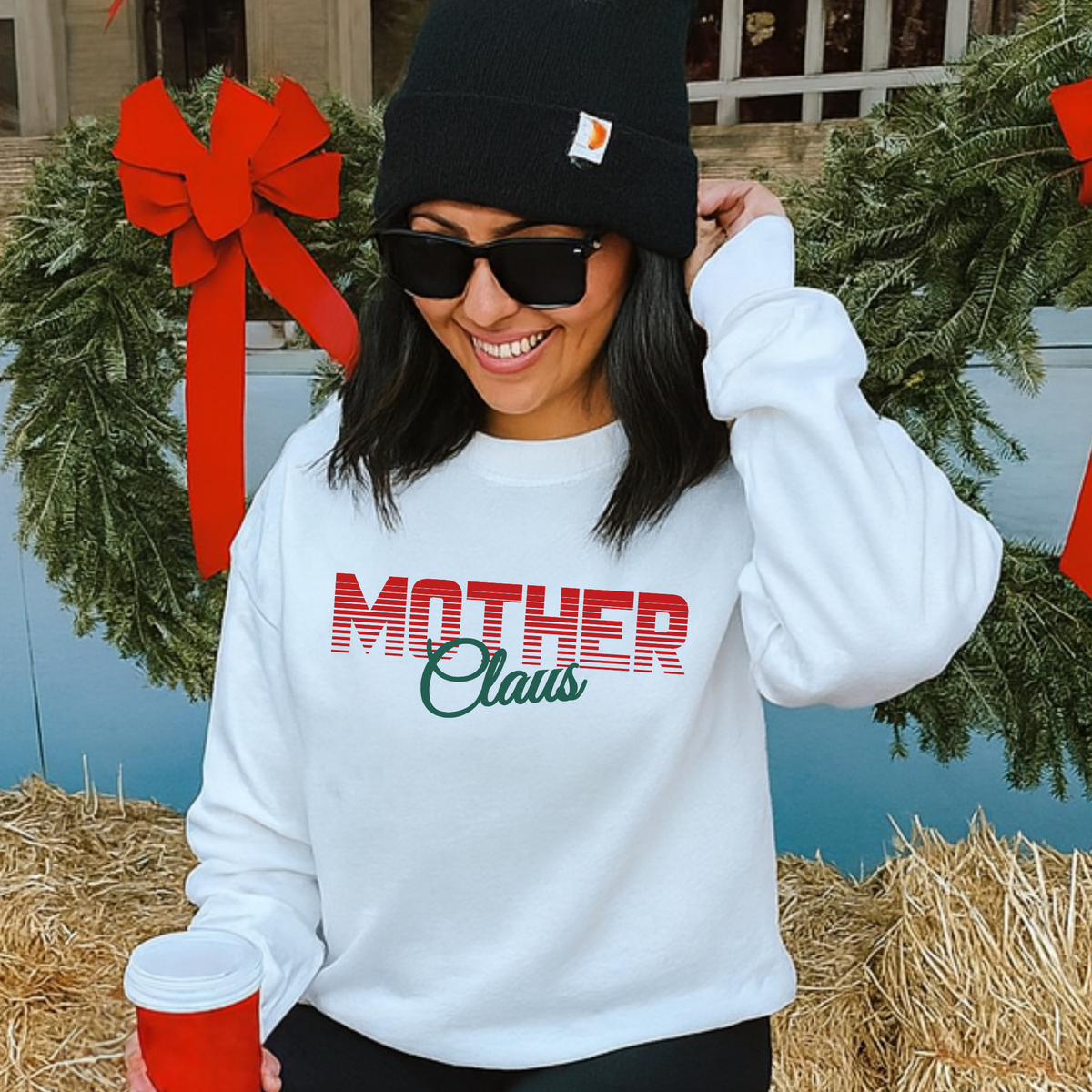 Mother Claus Christmas Sweatshirt | Festive Holiday Mom Crewneck