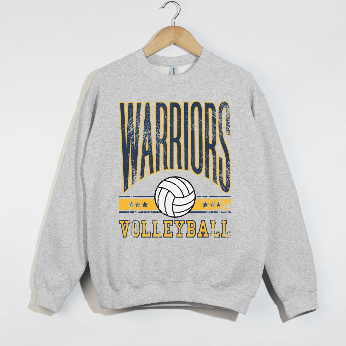 Warriors Volleyball Crewneck Sweatshirt – Game Day Spirit Wear