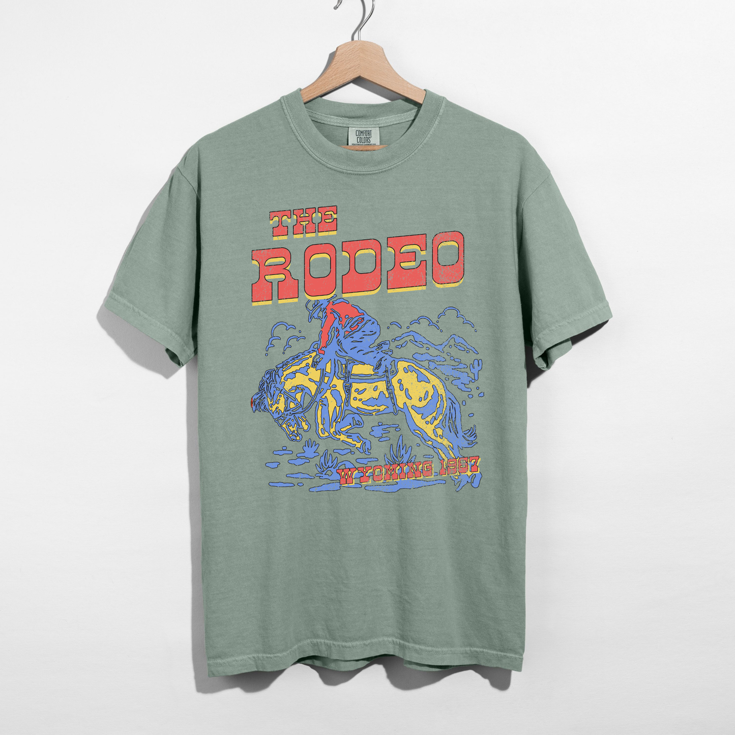 green western rodeo shirt vintage cowboy graphic tee