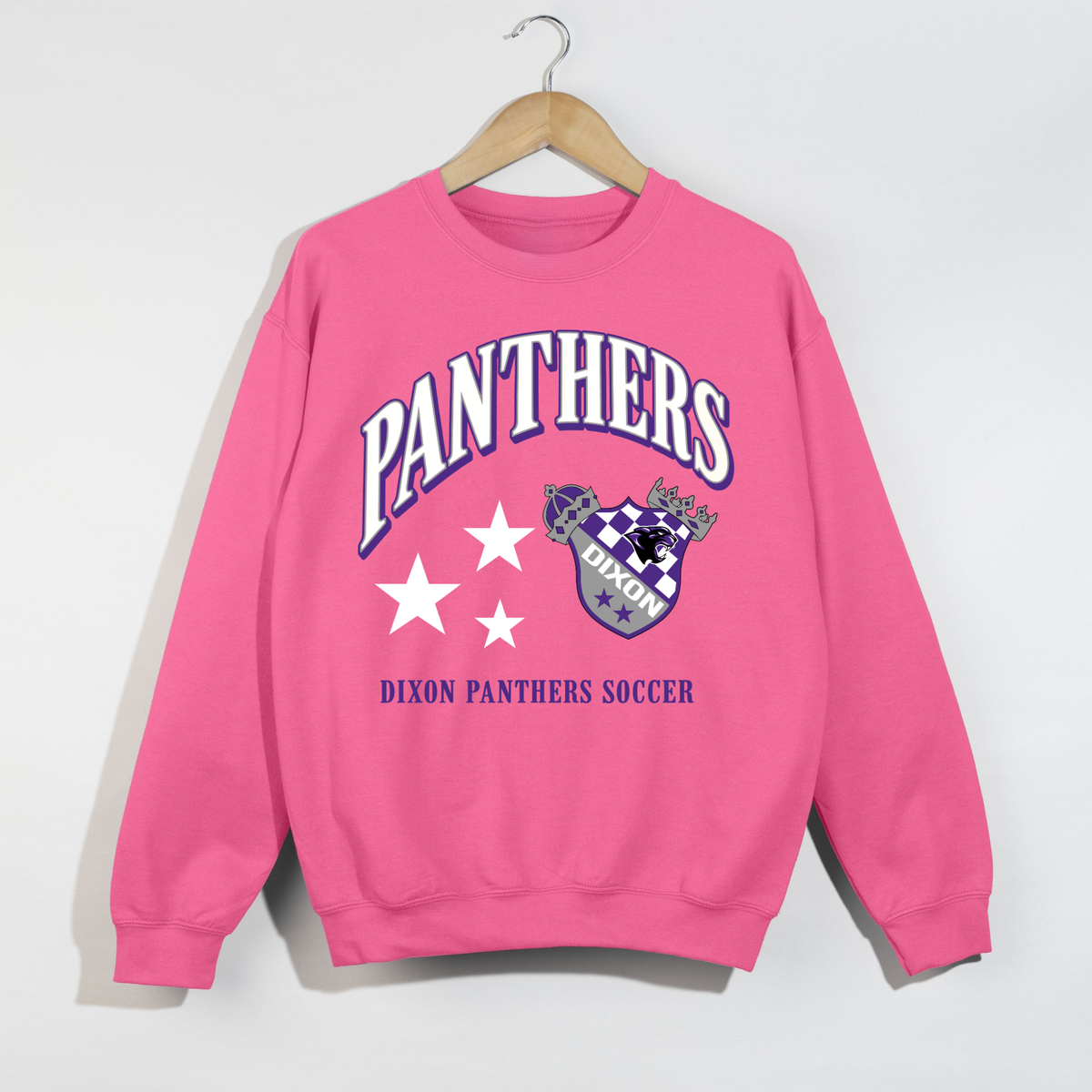 COACH Dixon Panthers Soccer Crewneck Sweatshirt | Vintage Style Panthers Spirit Wear