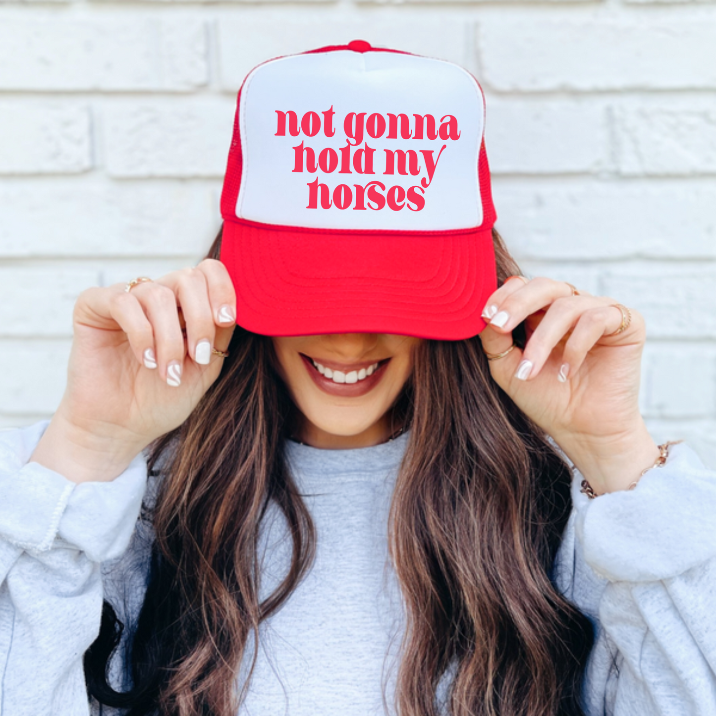 Hold My Horses Trucker Hat