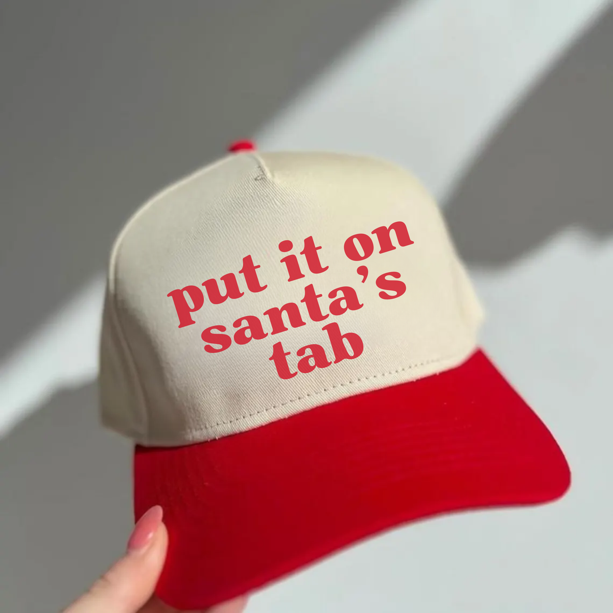 Put It On Santa’s Tab Trucker Hat