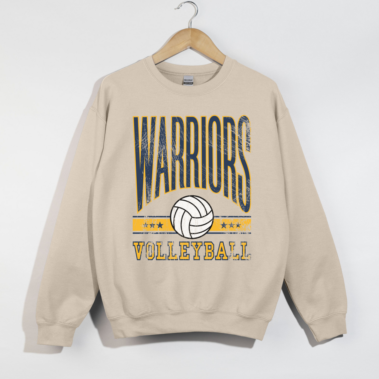 Warriors Volleyball Crewneck Sweatshirt – Game Day Spirit Wear