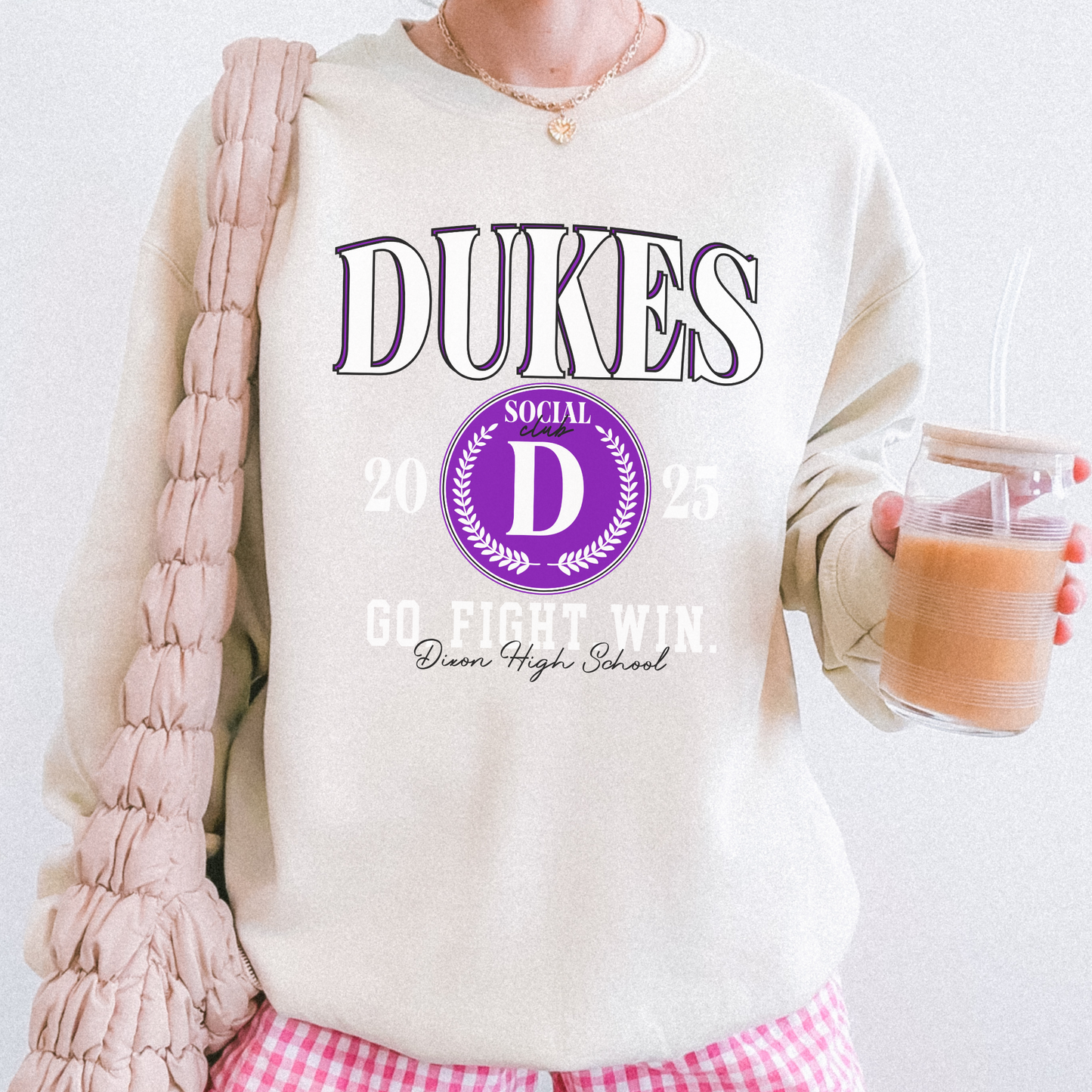 Dixon Dukes 2025 Crewneck | Go Fight Win Sweatshirt