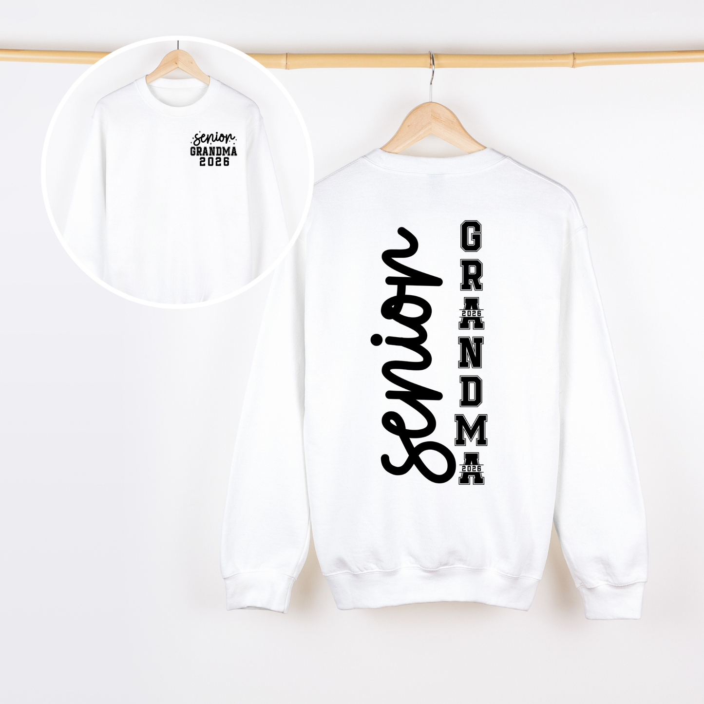 Senior Grandma 2026 Sweatshirt | Class of 2026 Senior Grandma Crewneck