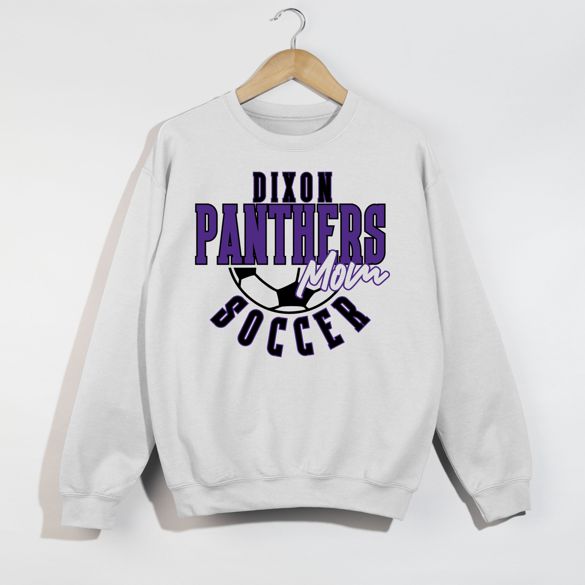 Dixon Panthers Soccer Mom Sweatshirt | Sideline Soccer Crewneck